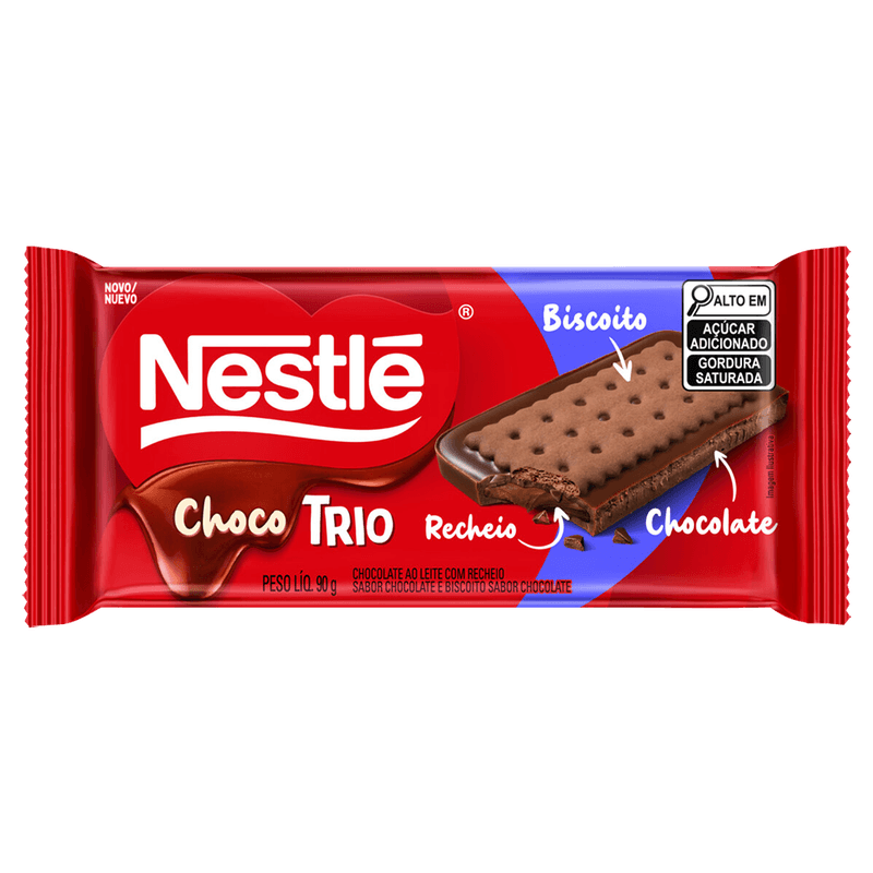 Chocolate Nestl Chocotrio Chocolate 90g