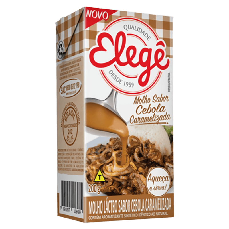 Molho Eleg Cebola Caramelizada Tetrapack 200g