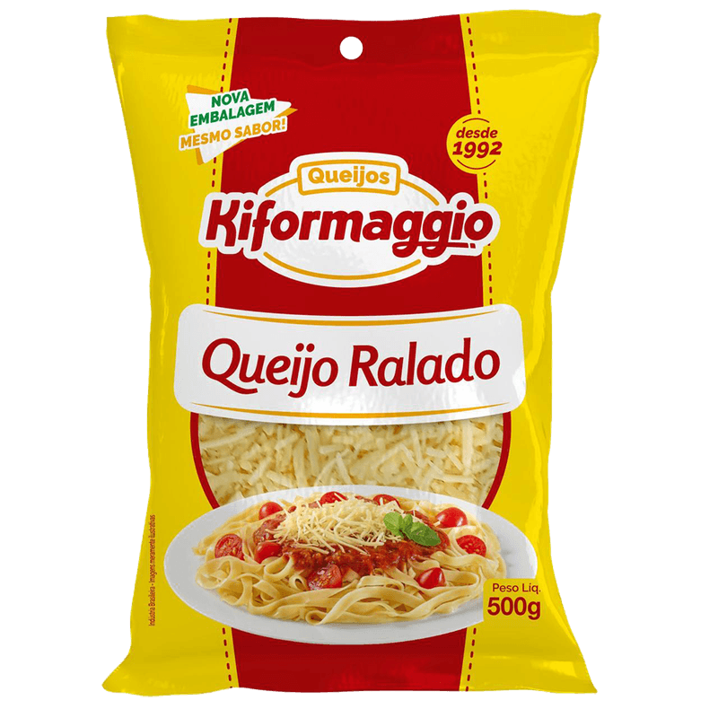 Queijo Ralado Kiformaggio Tradicional 500g