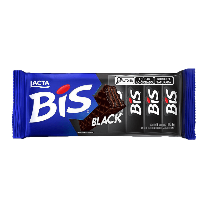 Chocolate Lacta Bis Black 1008g