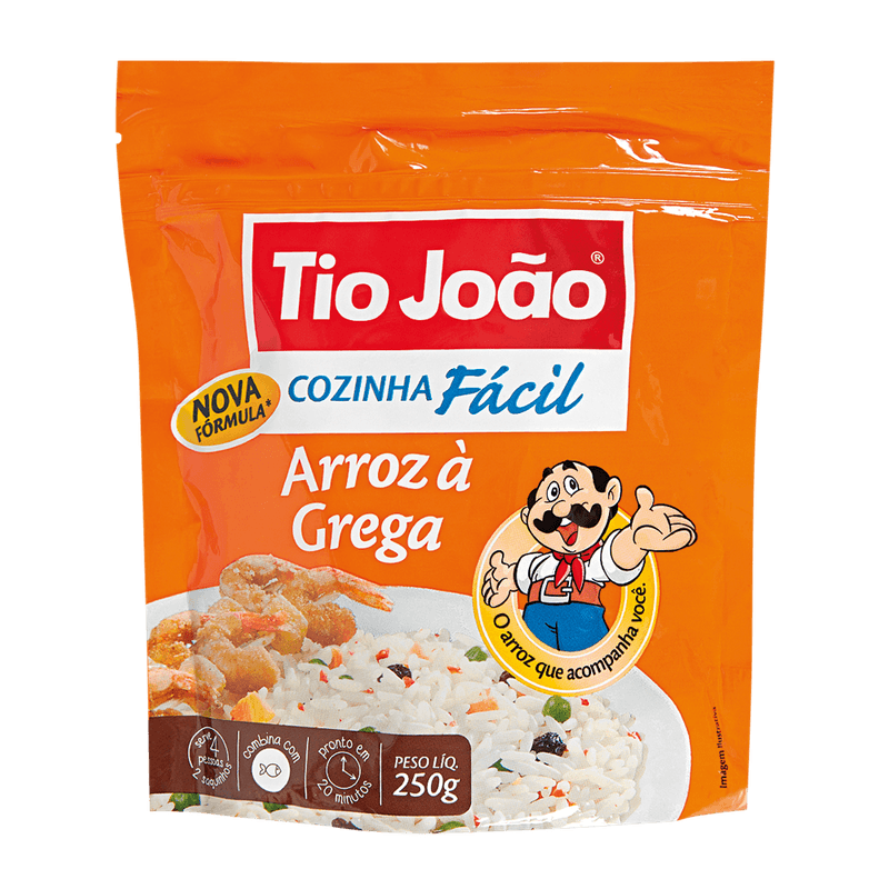 Arroz Grega Tio Joo Cozinha Fcil 250g