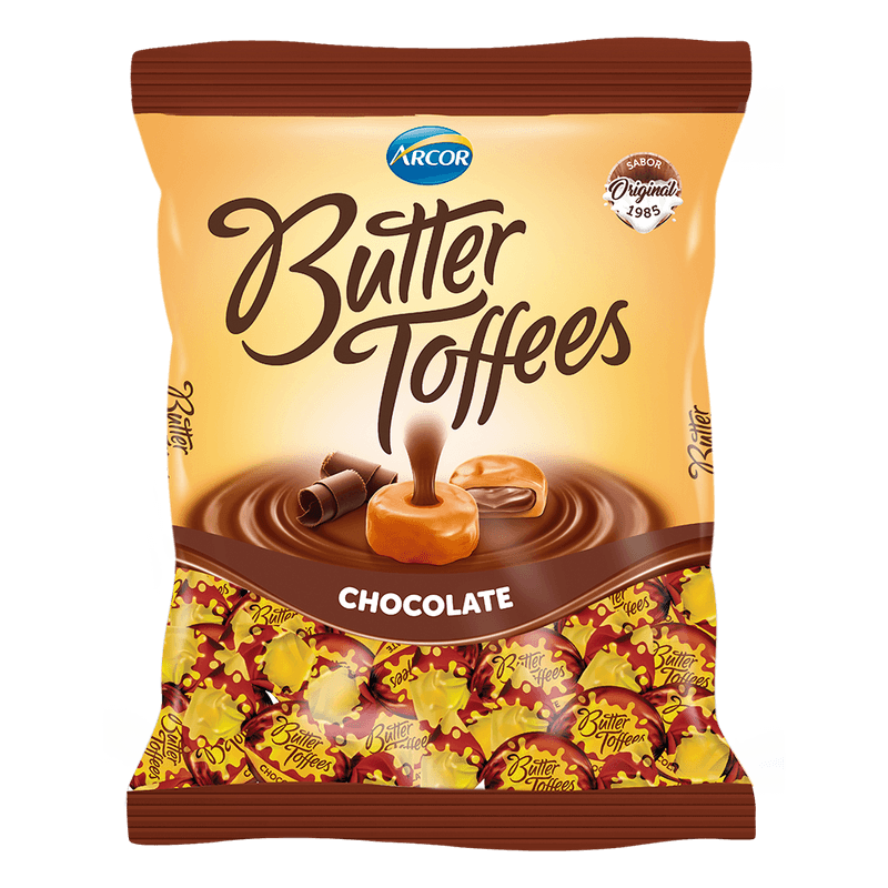 Bala Arcor Butter Toffees Chocolate 100g