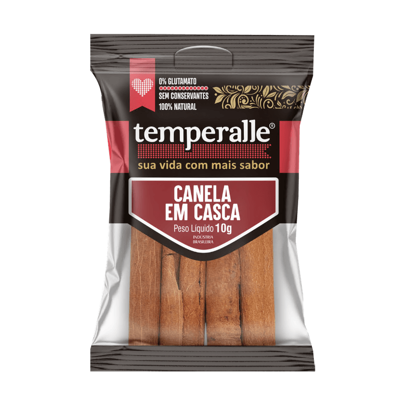 Tempero Temperalle Canela em Casca 10g