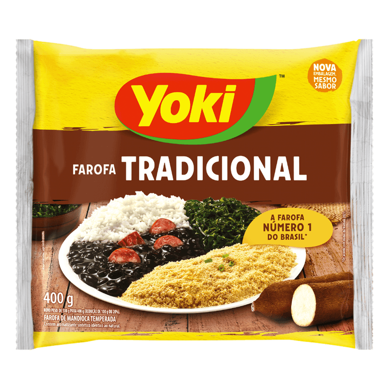 Farofa Yoki Temperada 400g