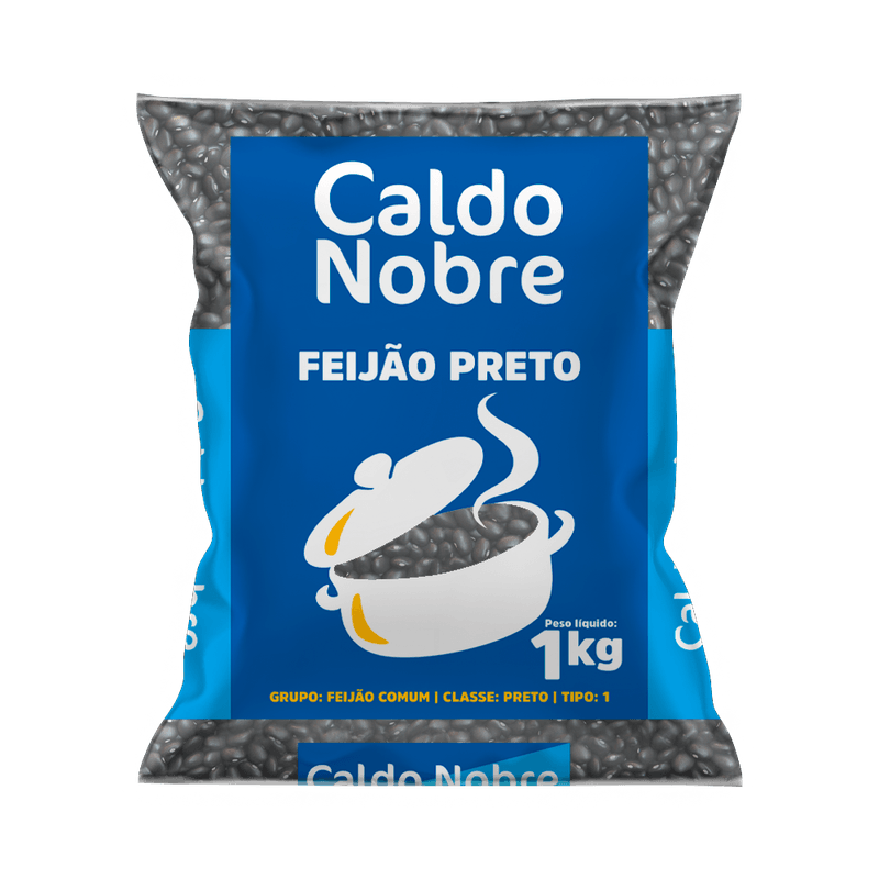 Feijo Preto Caldo Nobre Tipo 1 1kg
