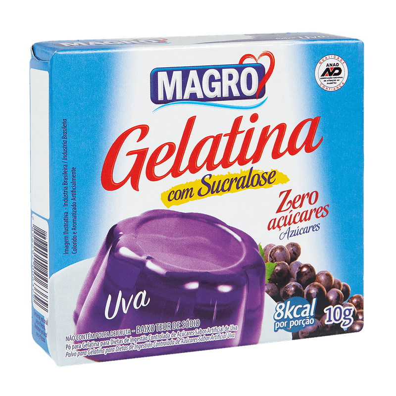 Gelatina Magro Uva com Sucralose 10g