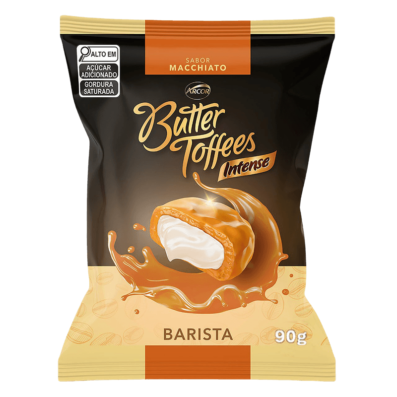Bala Arcor Butter Toffees Macchiato Barista 90g