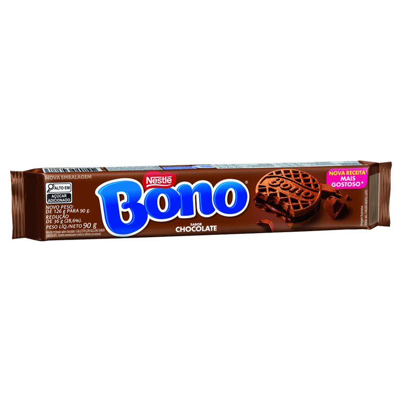 Biscoito Recheado Nestl Bono Chocolate 90g