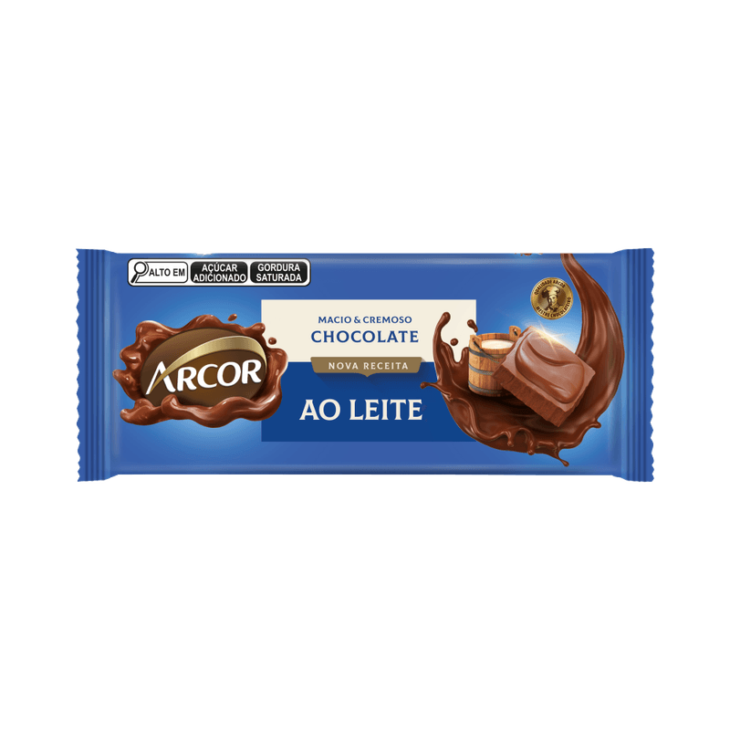 Chocolate Arcor Ao Leite 80g