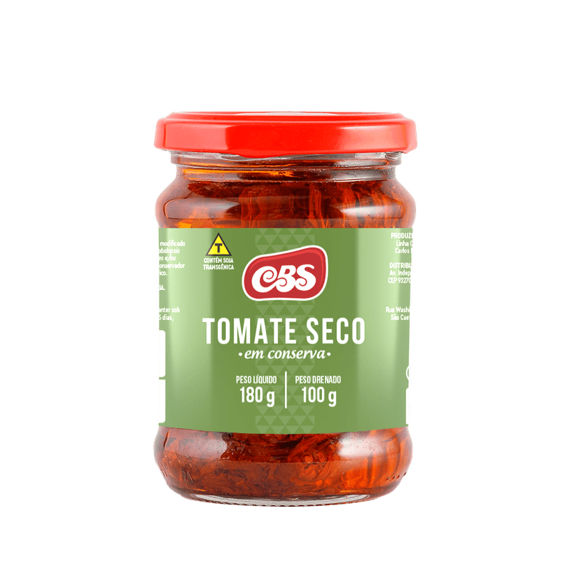 Tomate Seco CBS em Conserva Vidro 100g