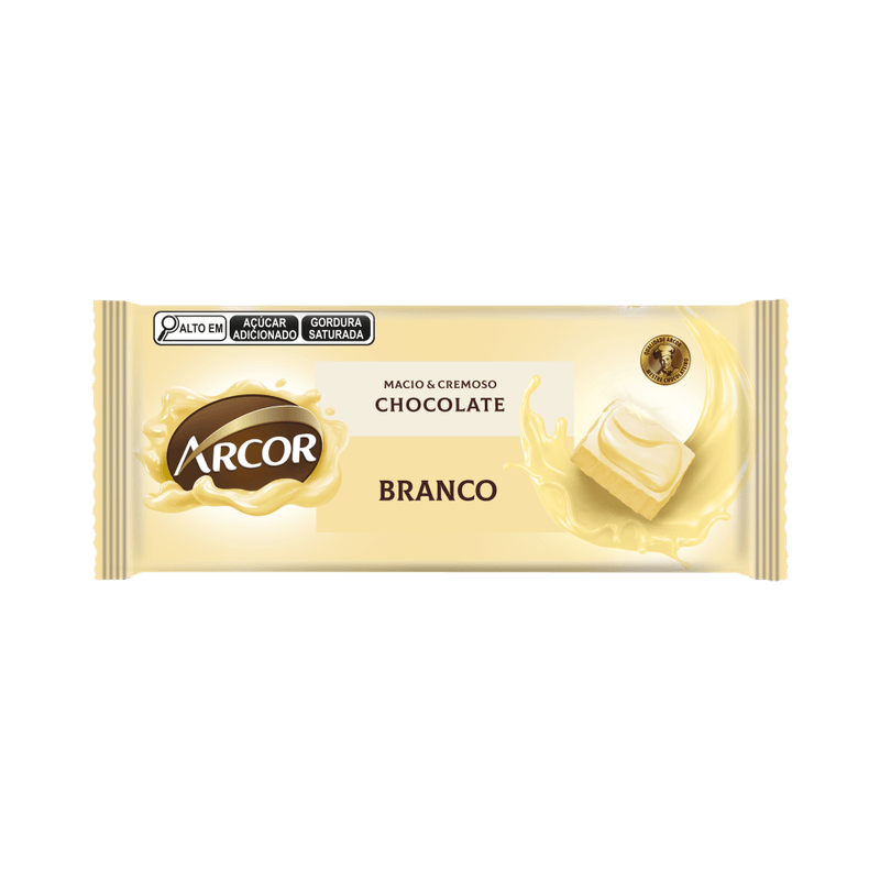 Chocolate Arcor Branco 80g
