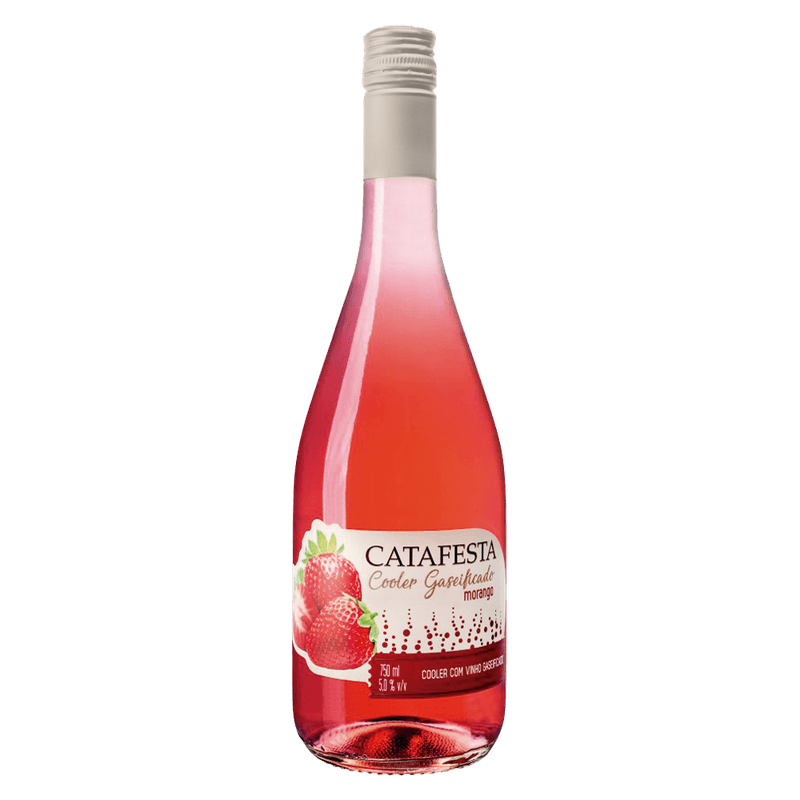 Cooler Catafesta Morango Gaseificado 750ml