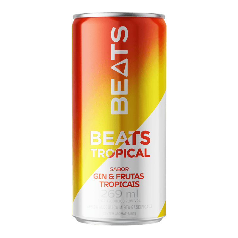 Bebida Mista Beats Gin Frutas Tropicais Lata 269ml