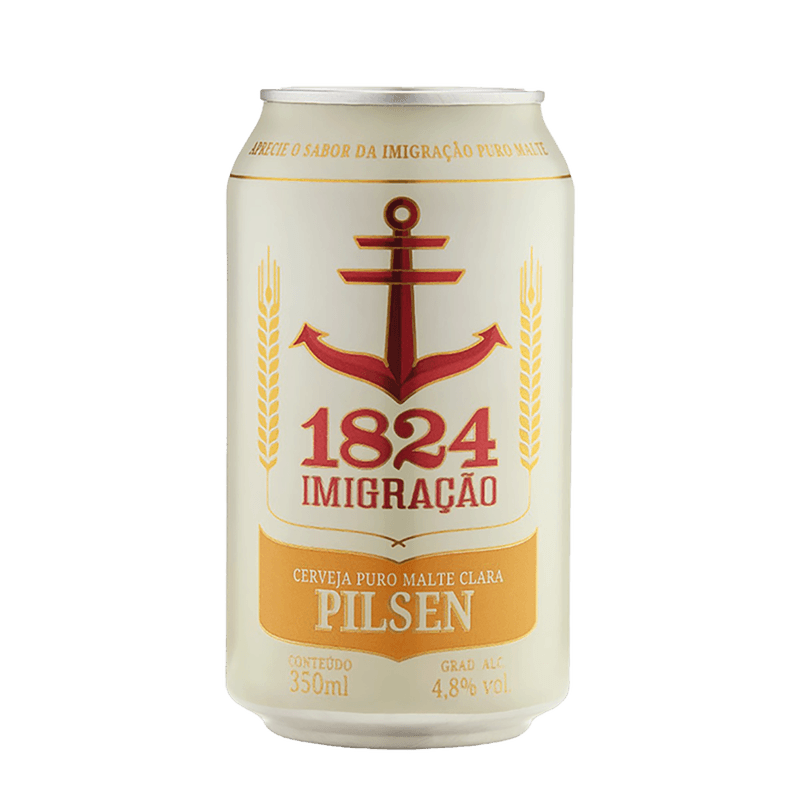 Cerveja Imigrao Pilsen Lata 350ml