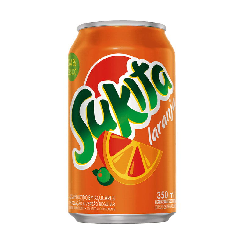 Refrigerante Sukita Laranja Lata 350ml