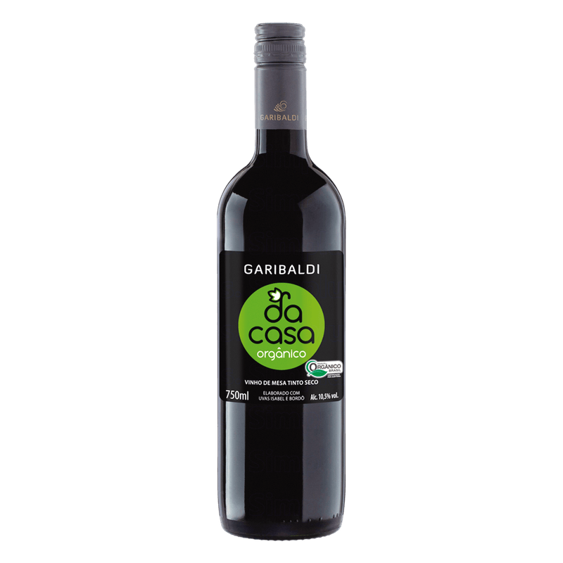 Vinho Garibaldi Da Casa Tinto Seco Orgnico 750ml