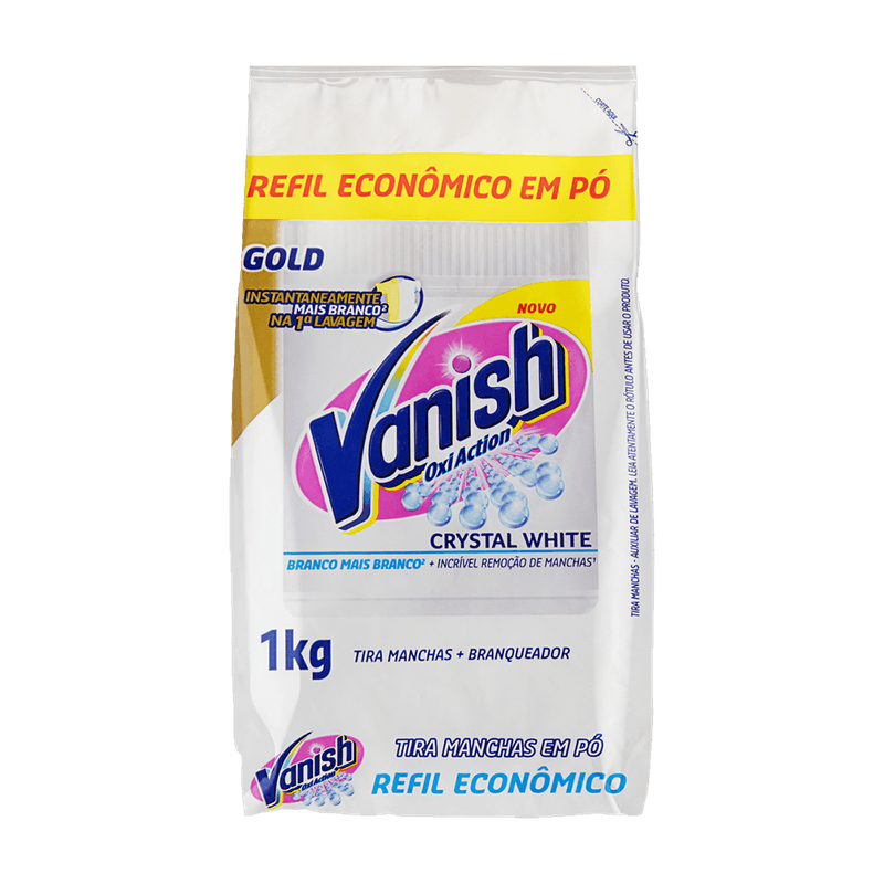Tiramanchas em P Vanish Oxi Action Crystal White Embalagem Econmica 1kg
